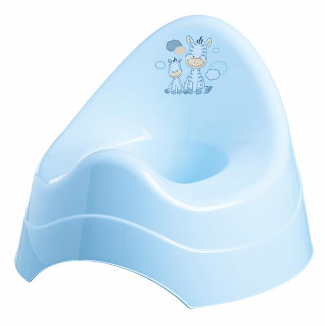 Гърне За Бебе Zebra Light Blue Maltex