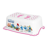 Детско Стъпало И Стол 2 В 1 Smurfy White Pink Maltex
