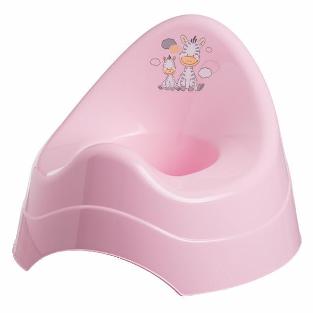 Гърне За Бебе Zebra Light Pink Maltex