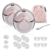 Mamaflow Double Двойна Помпа За Кърма Pink Kinderkraft