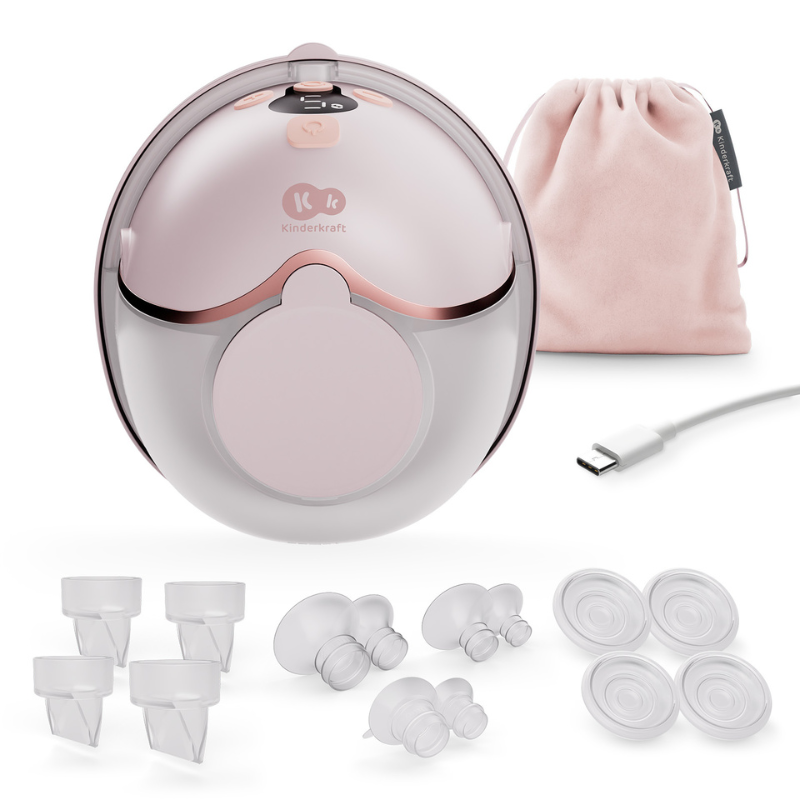 Mamaflow Единична Електрическа Помпа За Кърма Pink Kinderkraft