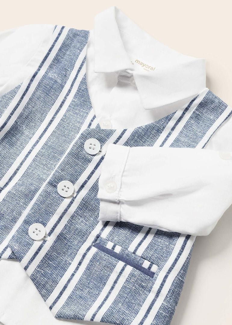 Комплект От 2 Части От Лен Син 23 01263 074 Mayoral