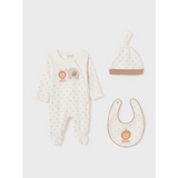 Комплект От 3 Части За Подарък Better Cotton Какао 13 09360 010 Mayoral