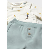 Комплект От 4 Части С Дълъг Ръкав Трикотаж Меден Син 15 02620 065 Mayoral