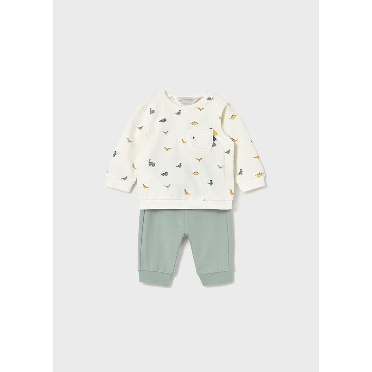 Комплект От 4 Части С Дълъг Ръкав Трикотаж Меден Син 15 02620 065 Mayoral