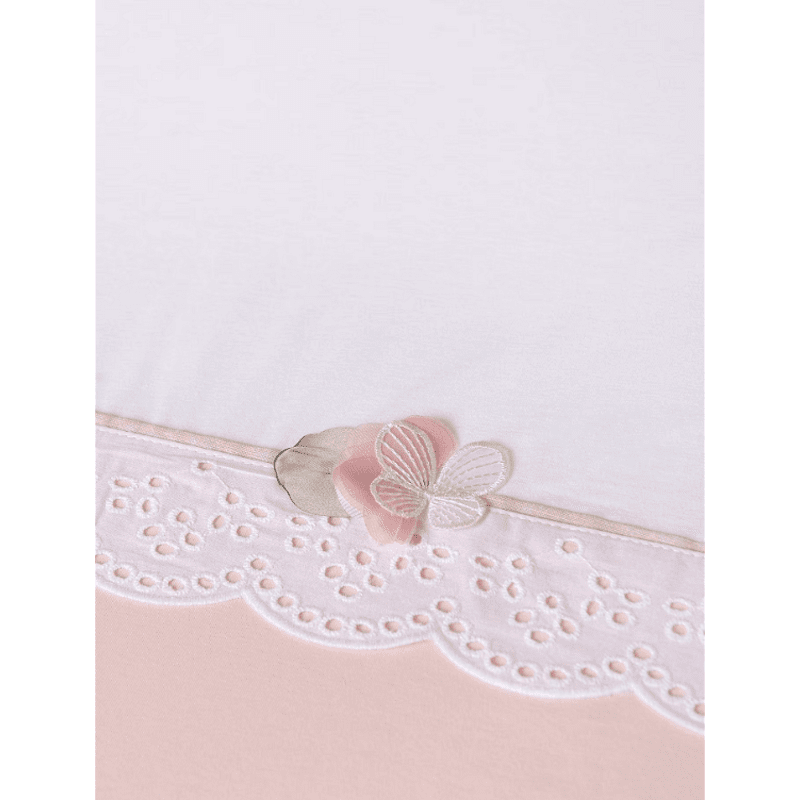 Пелена Better Cotton С Апликации Бял Розов 24 09398 060 Mayoral