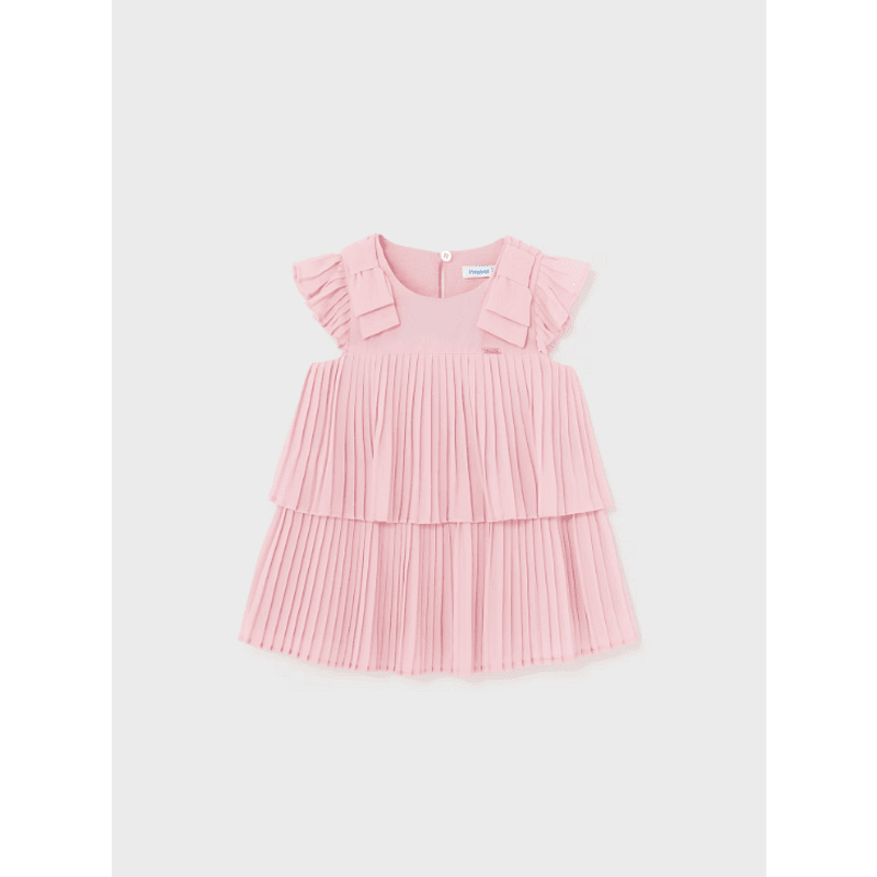 Плисирана Рокля С Панделки За Бебе 24 01911 084 Mayoral