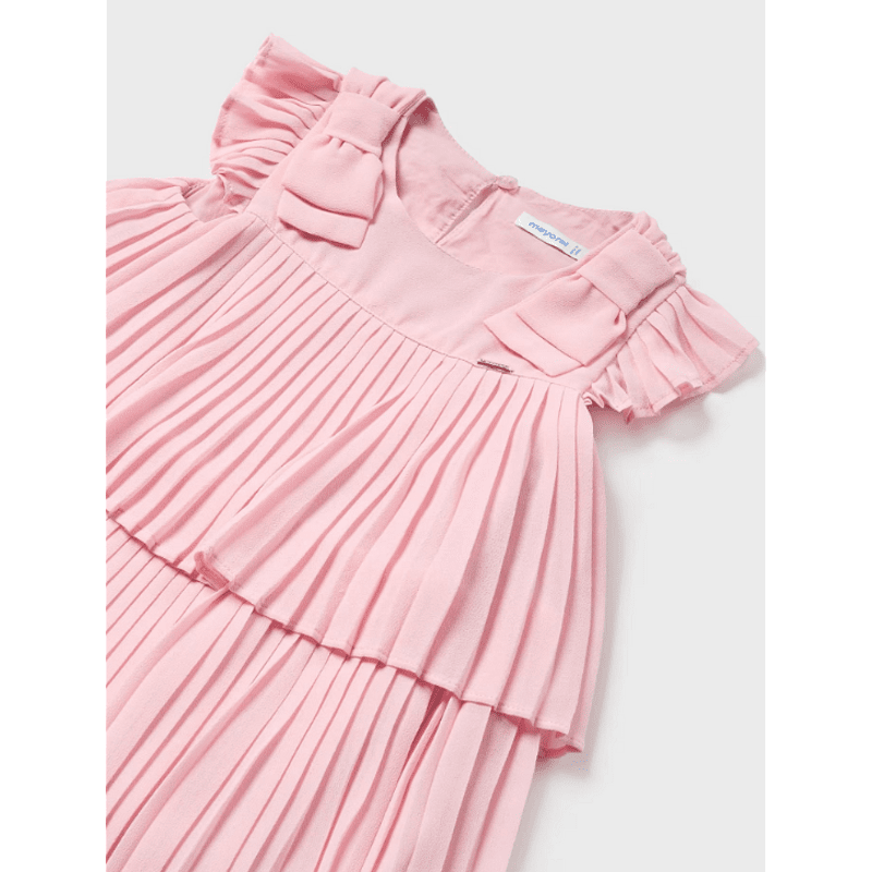 Плисирана Рокля С Панделки За Бебе 24 01911 084 Mayoral