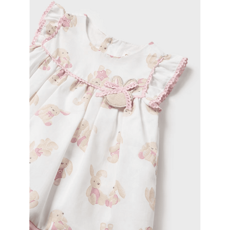 Рокля С Гащички От Сатен За Новородено 24 01807 034 Mayoral