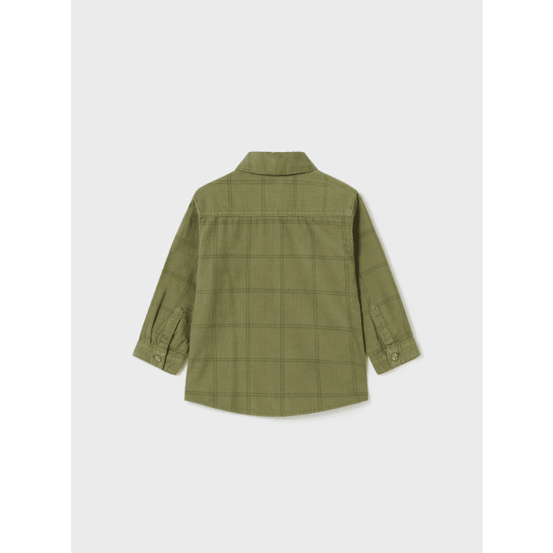 Връхна Риза От Памук Better Cotton Зелена Каре 13 02174 061 Mayoral