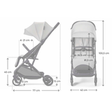 Indy 3 Бебешка Количка Misty Beige Kinderkraft