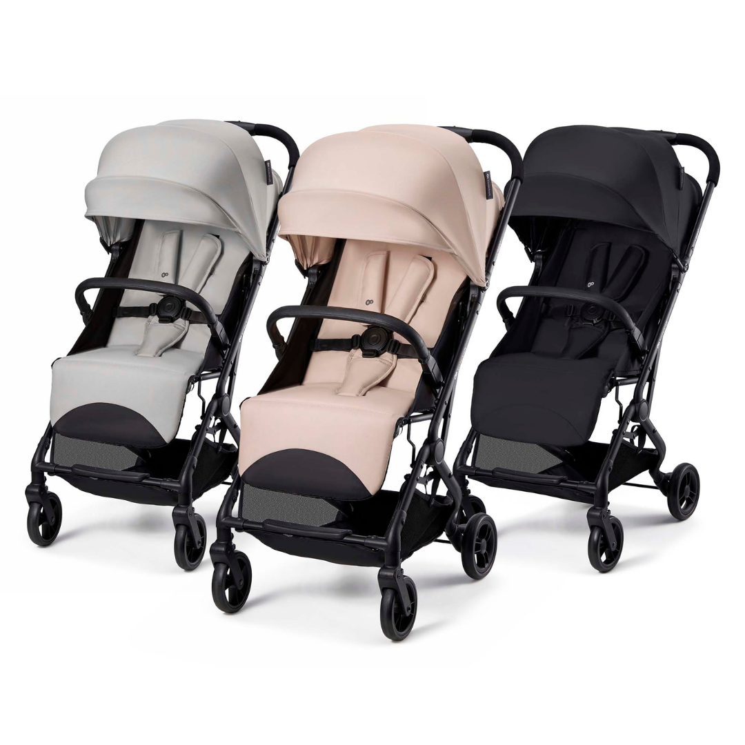 Indy 3 Бебешка Количка Coal Black Kinderkraft