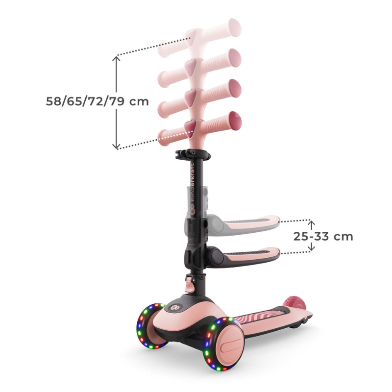 Halley 2 Тротинетка Rose Pink Kinderkraft