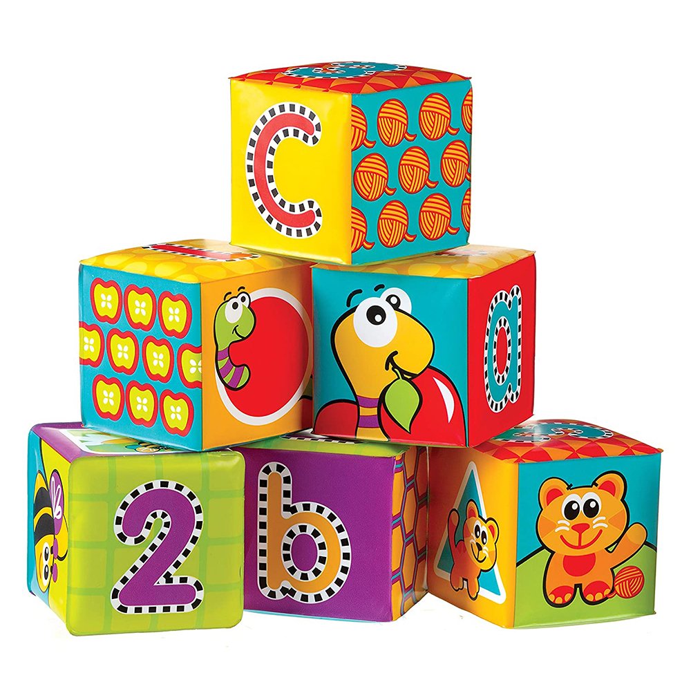 Меки Кубчета За Баня Различни Цветове Playgro, 6 Бр.