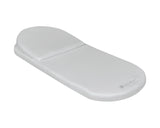 Saltea+Pernă pentru Pătuț Nou-născut 75/30 Cm Airknit Gri