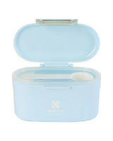 Кутия За Съхранение На Сухо Мляко С Лъжичка 130Гр. Син --- BebeMama