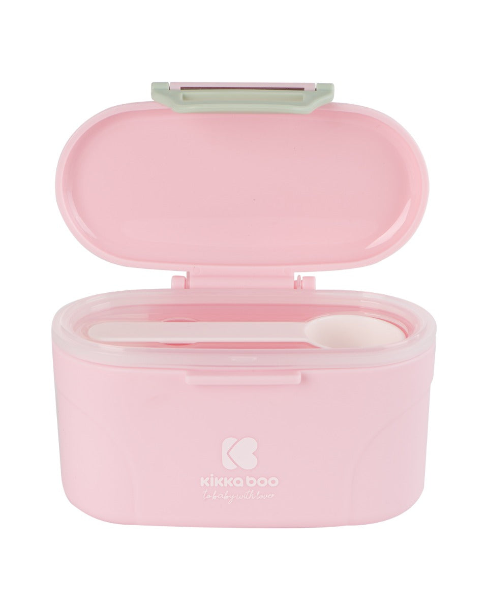 Кутия За Съхранение На Сухо Мляко С Лъжичка 130Гр. Pink --- BebeMama