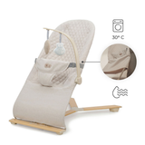 Mimi Шезлонг Дървено Бежов Kinderkraft