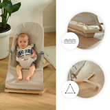 Mimi Шезлонг Дървено Бежов Kinderkraft