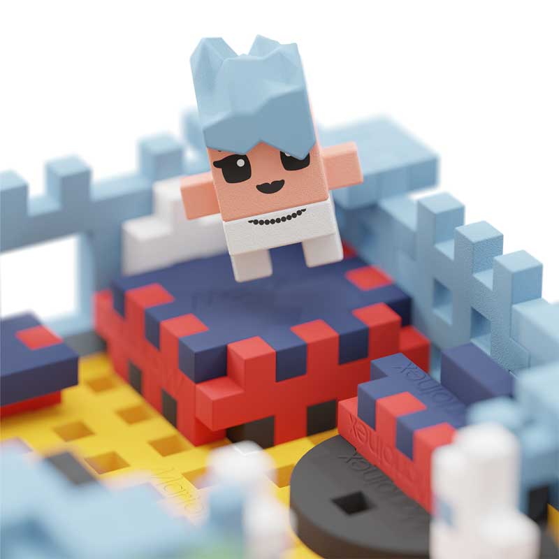 Мини Вафлен Конструктор Къща В Града, 148 Части Marioinex