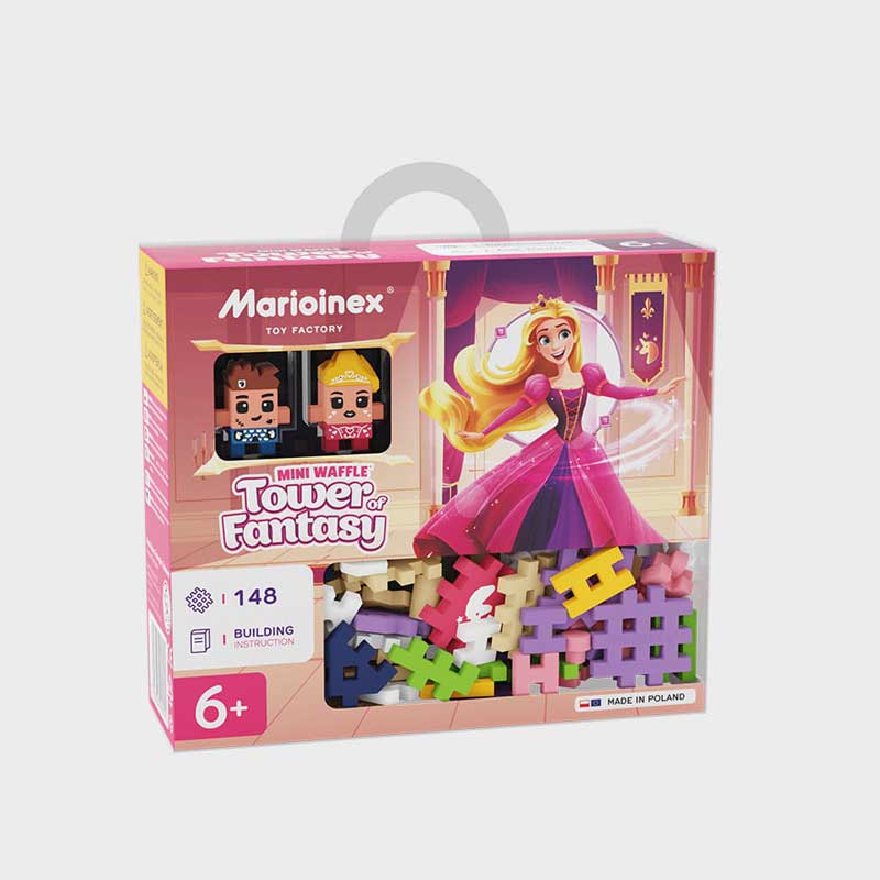 Мини Вафлен Конструктор Кула На Фантазиите, 148 Части Marioinex
