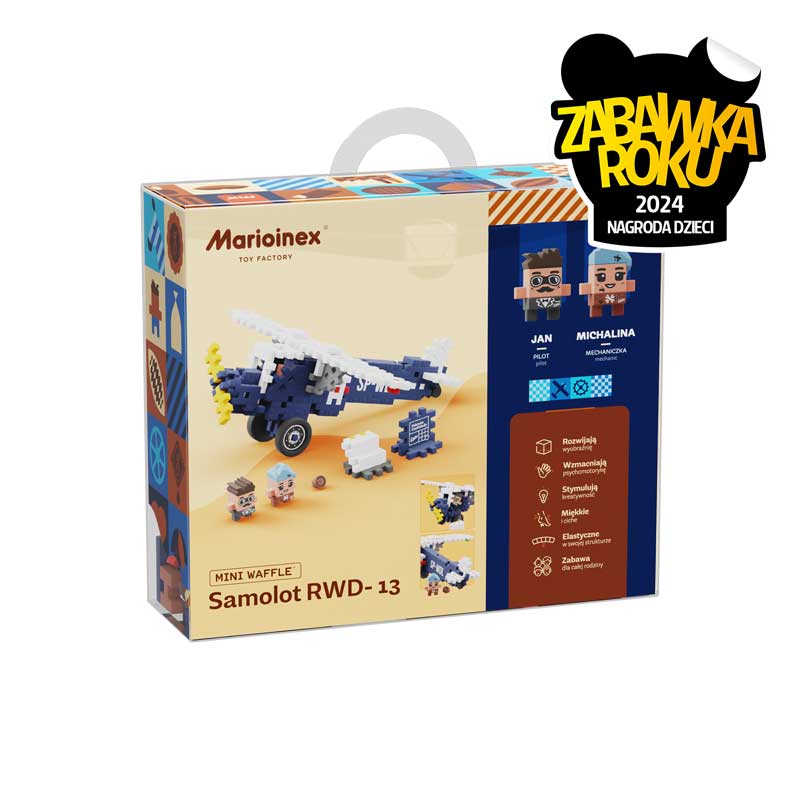 Мини Вафлен Конструктор "самолет Rwd 13", 120 Части Marioinex