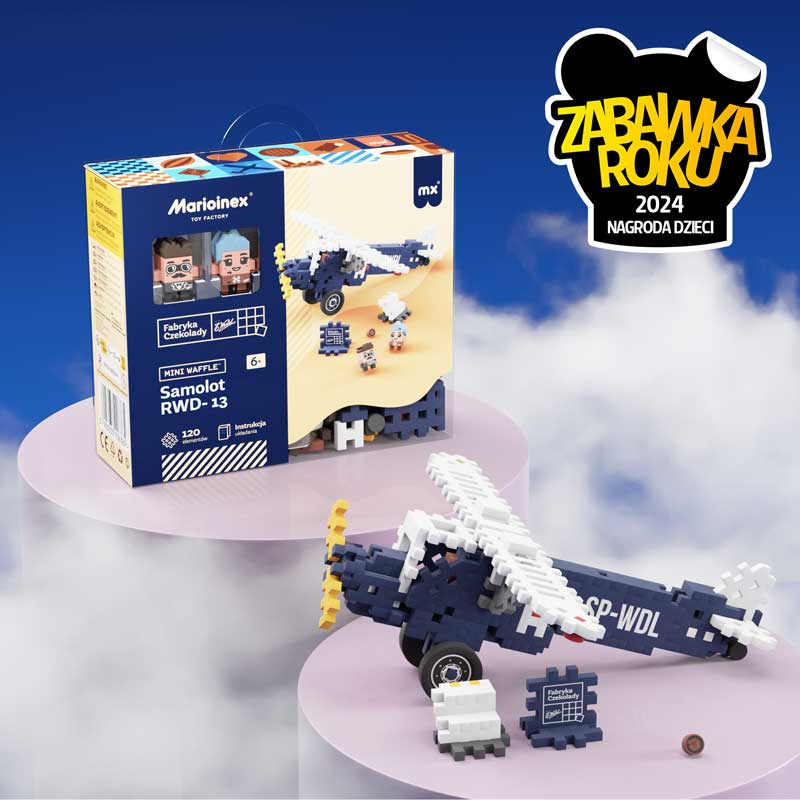 Мини Вафлен Конструктор "самолет Rwd 13", 120 Части Marioinex