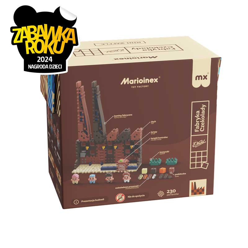 Мини Вафлен Конструктор "шоколадова Фабрика", 230 Части Marioinex