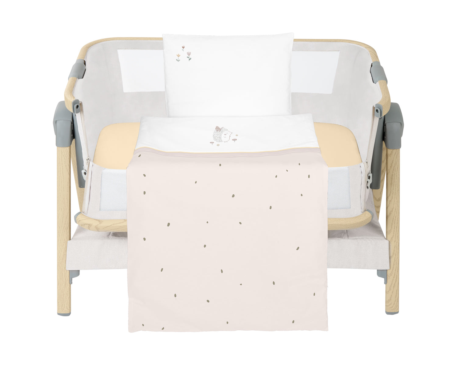 Бебешки Спален Комплект За Мини-Кошара 3Ч Hedge-Hugs