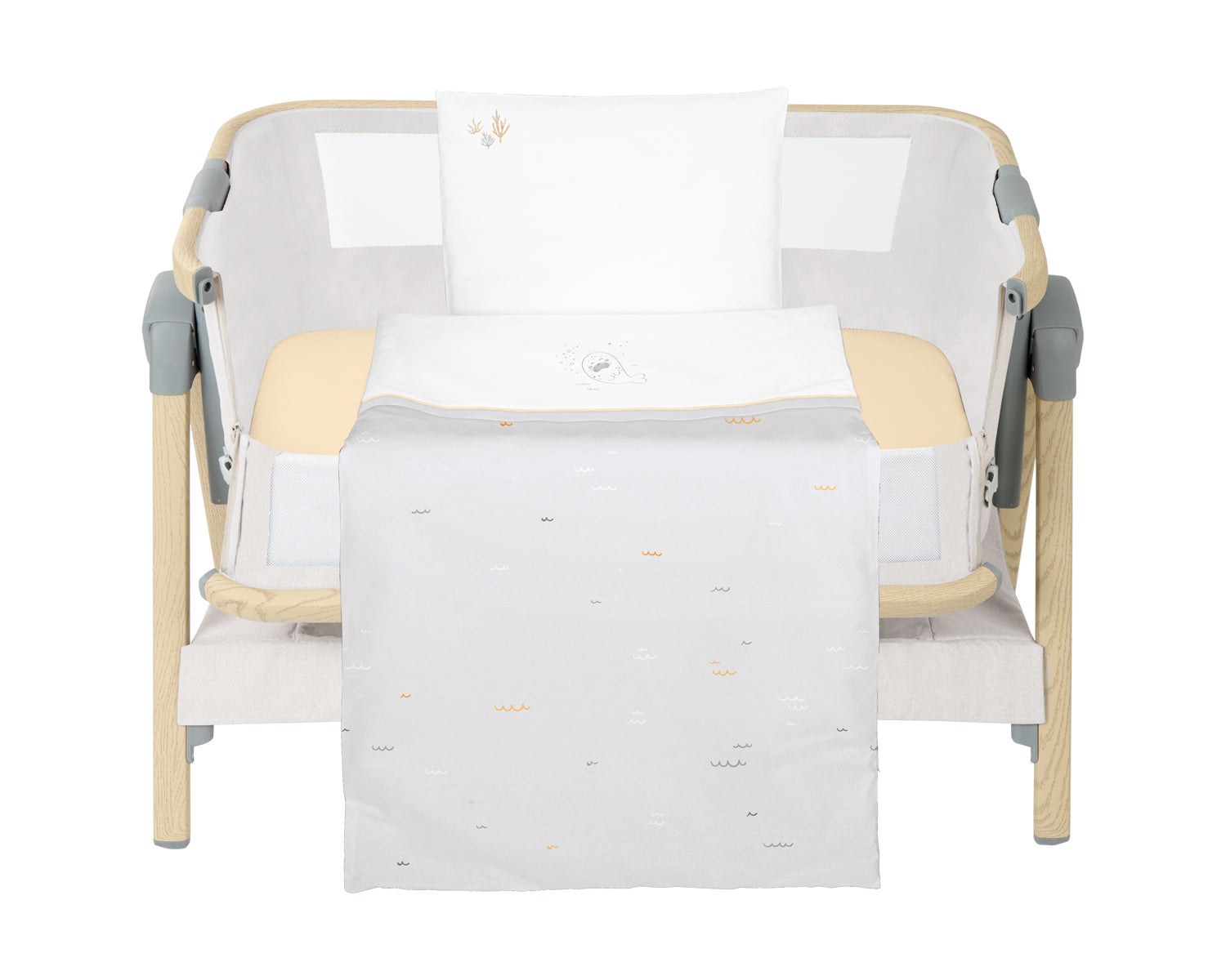 Бебешки Спален Комплект За Мини-Кошара 3Ч Seally Me