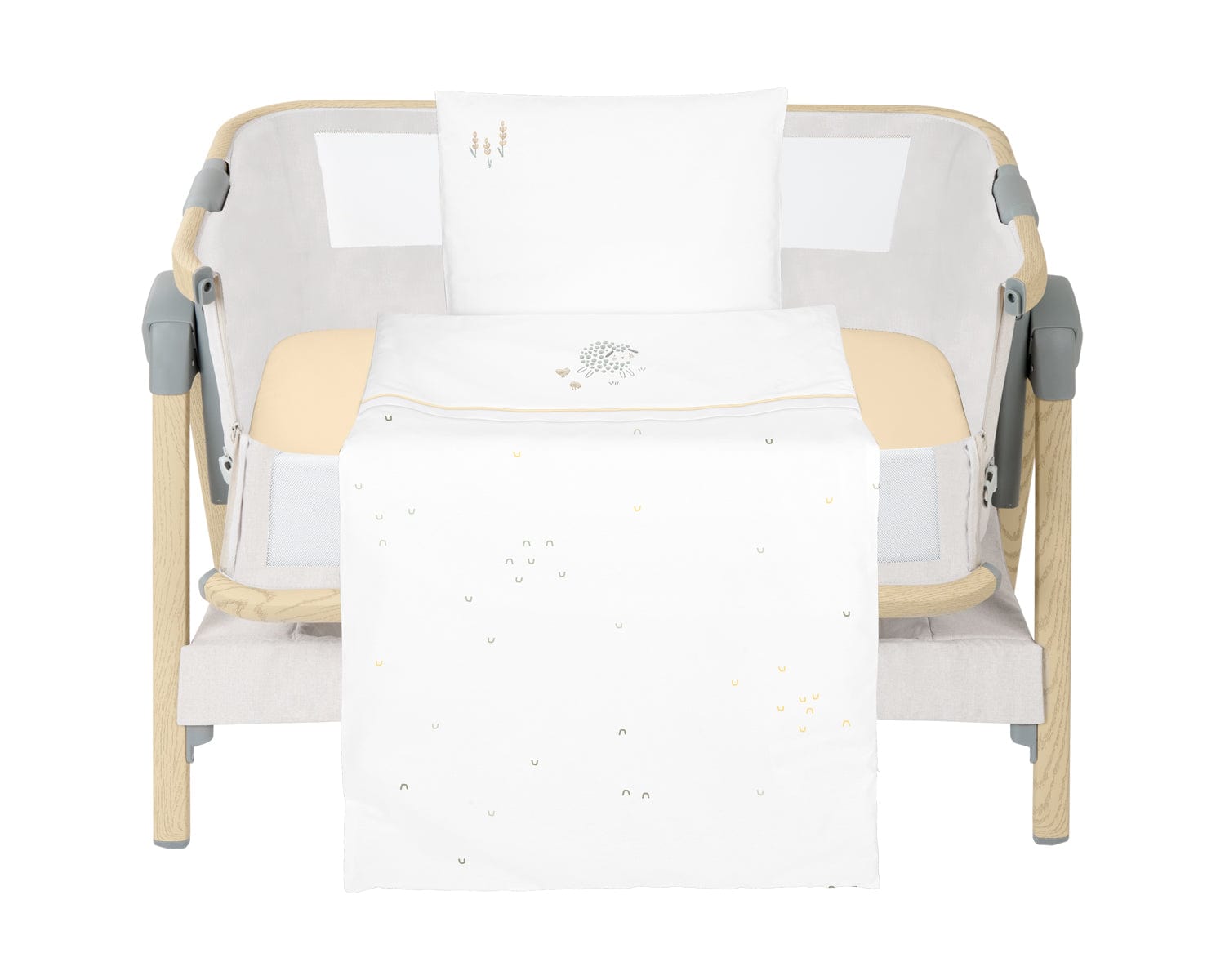 Бебешки Спален Комплект За Мини-Кошара 5Ч Sleepy Sheep