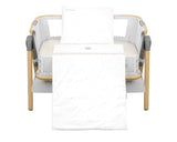 aplicații colorate Set de lenjerie de pat pentru bebeluși Mini-Crib 5C Dream Big Bej