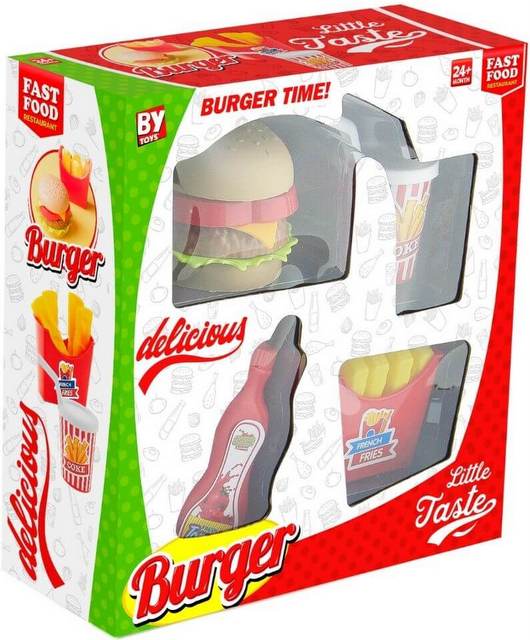 Кутия С Хамбургер Меню 23x9x25 Julia