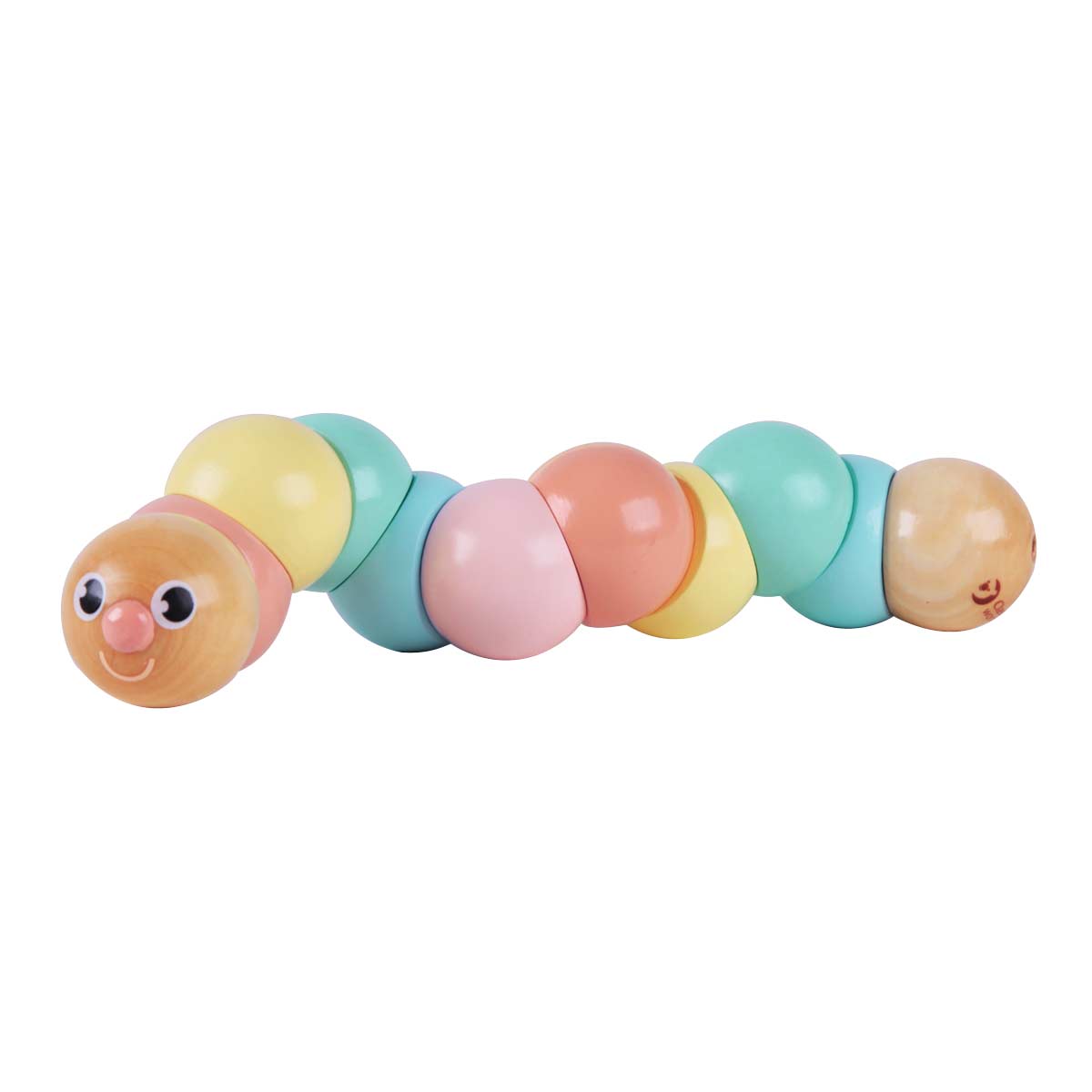 Многоцветна Дървена Гъсеница - Чупеща Се --- BebeMama