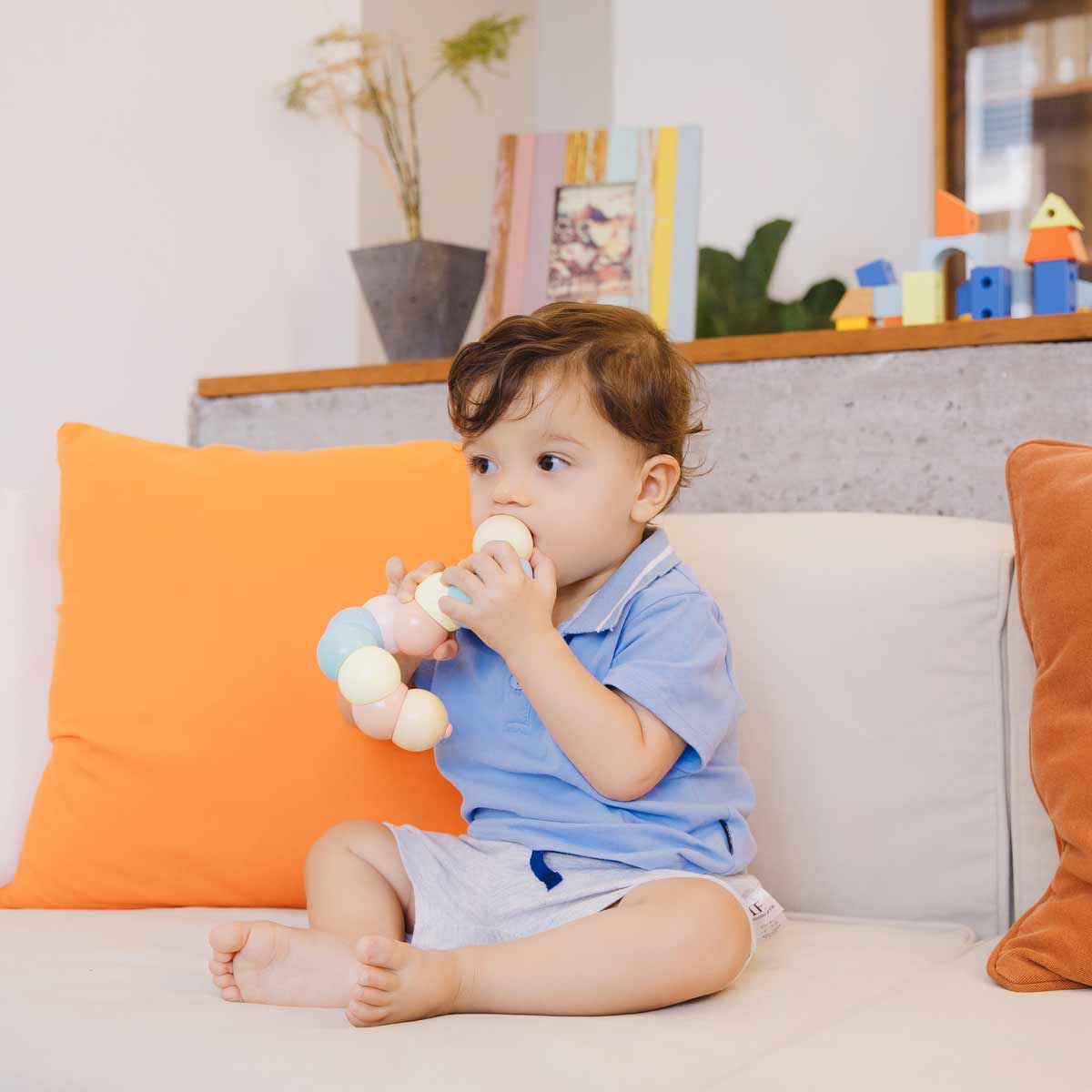 Многоцветна Дървена Гъсеница - Чупеща Се --- BebeMama