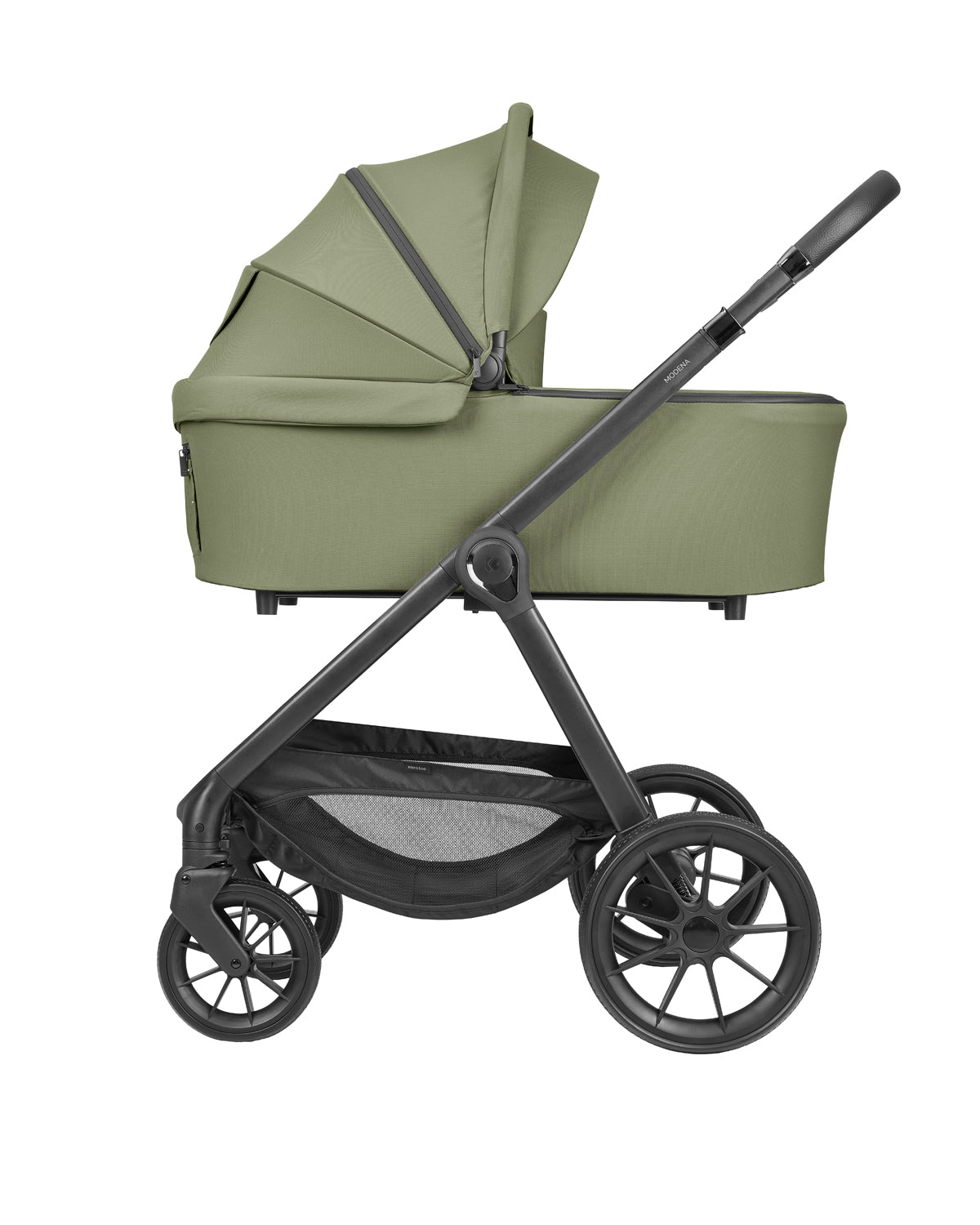 Комбинирана Количка 3в1 С Кош За Новородено Modena Army Green 2027 Kikkaboo