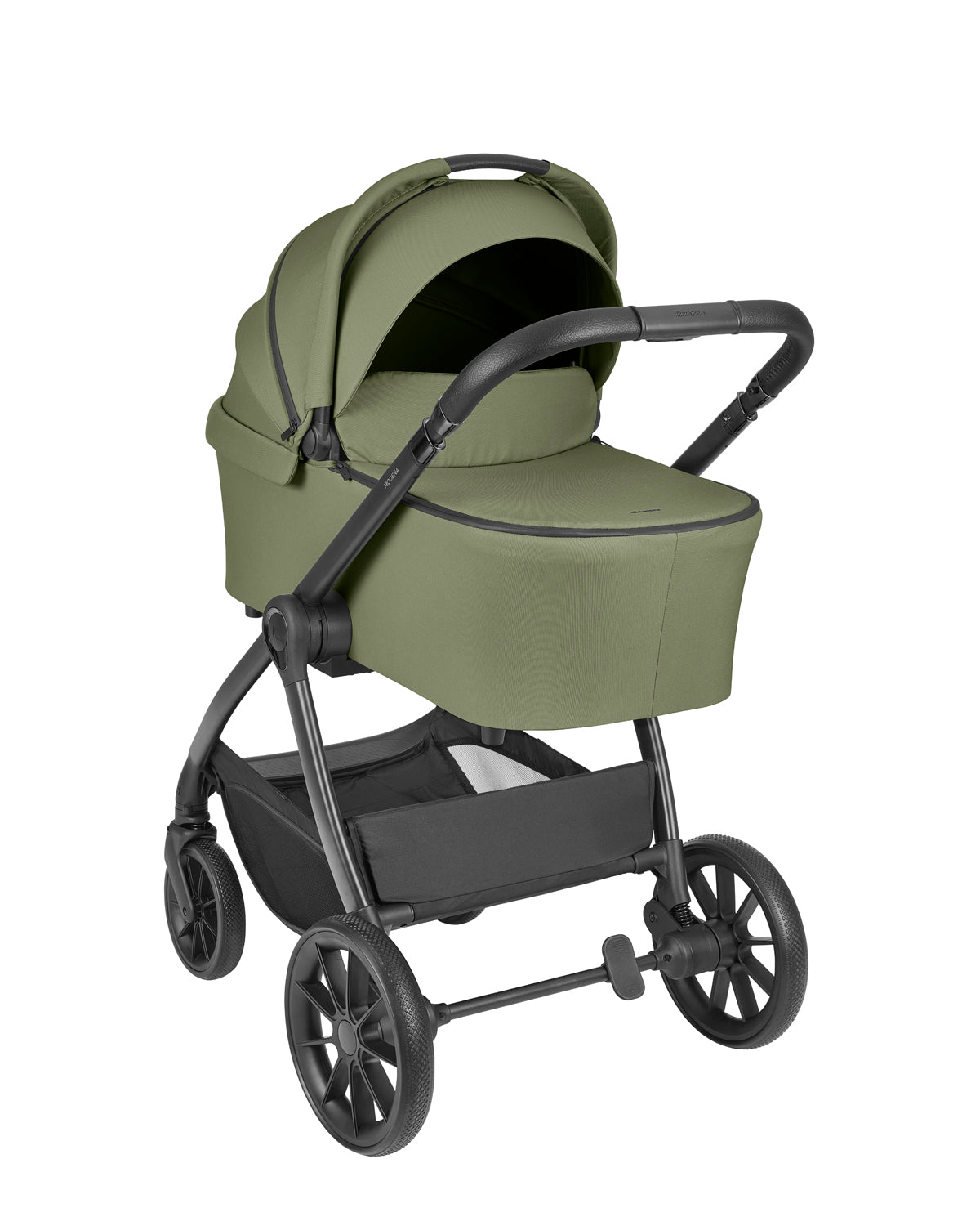 Комбинирана Количка 3в1 С Кош За Новородено Modena Army Green 2027 Kikkaboo