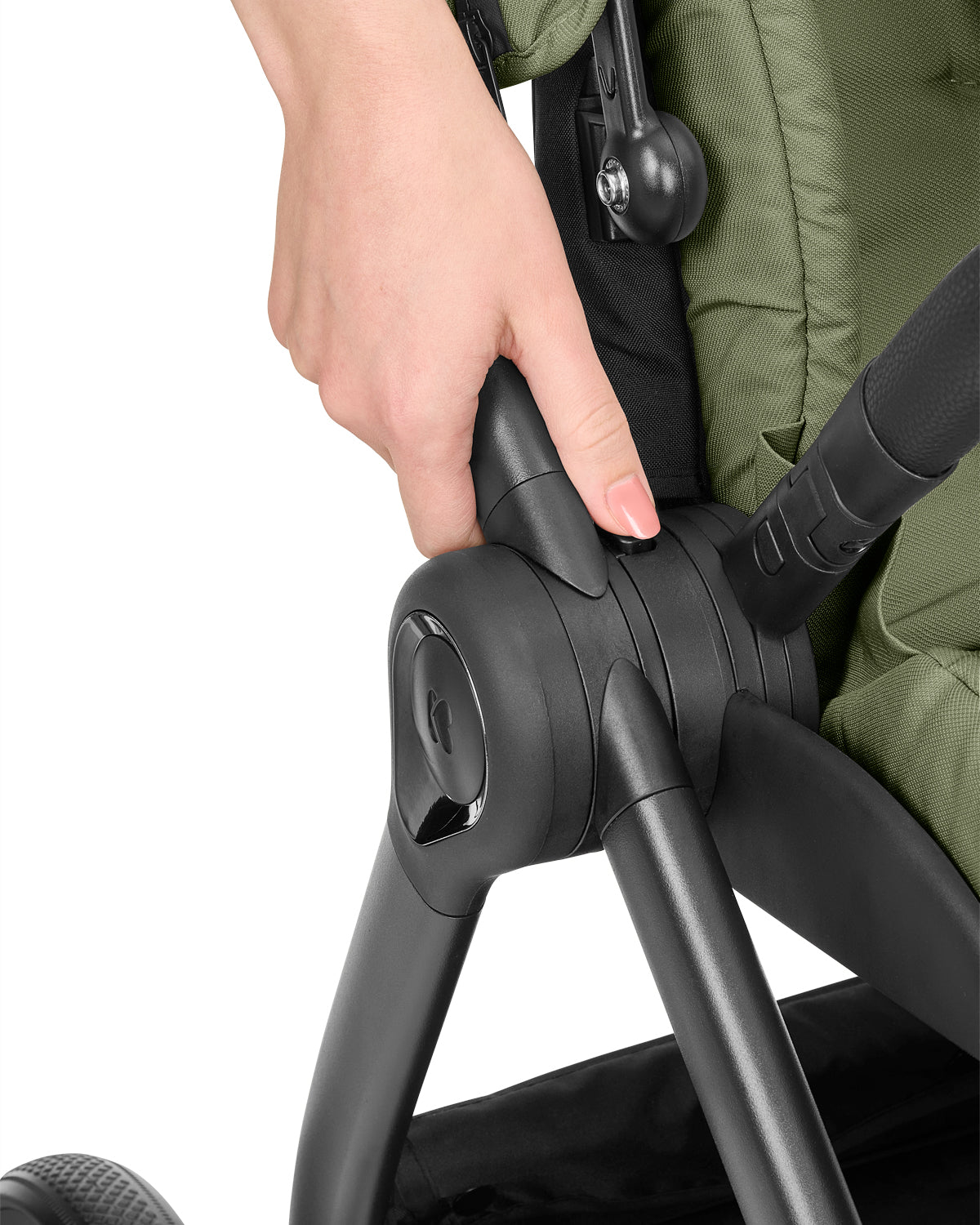Комбинирана Количка 3в1 С Кош За Новородено Modena Army Green 2027 Kikkaboo