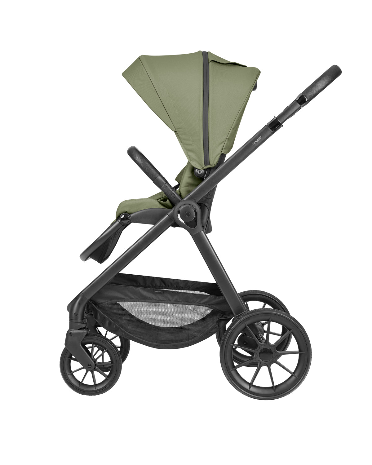 Комбинирана Количка 3в1 С Кош За Новородено Modena Army Green 2027 Kikkaboo