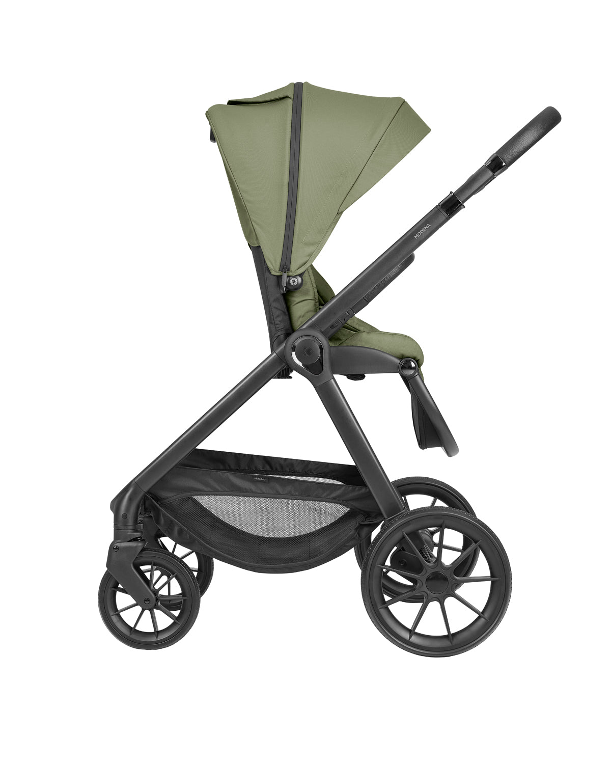 Комбинирана Количка 3в1 С Кош За Новородено Modena Army Green 2027 Kikkaboo