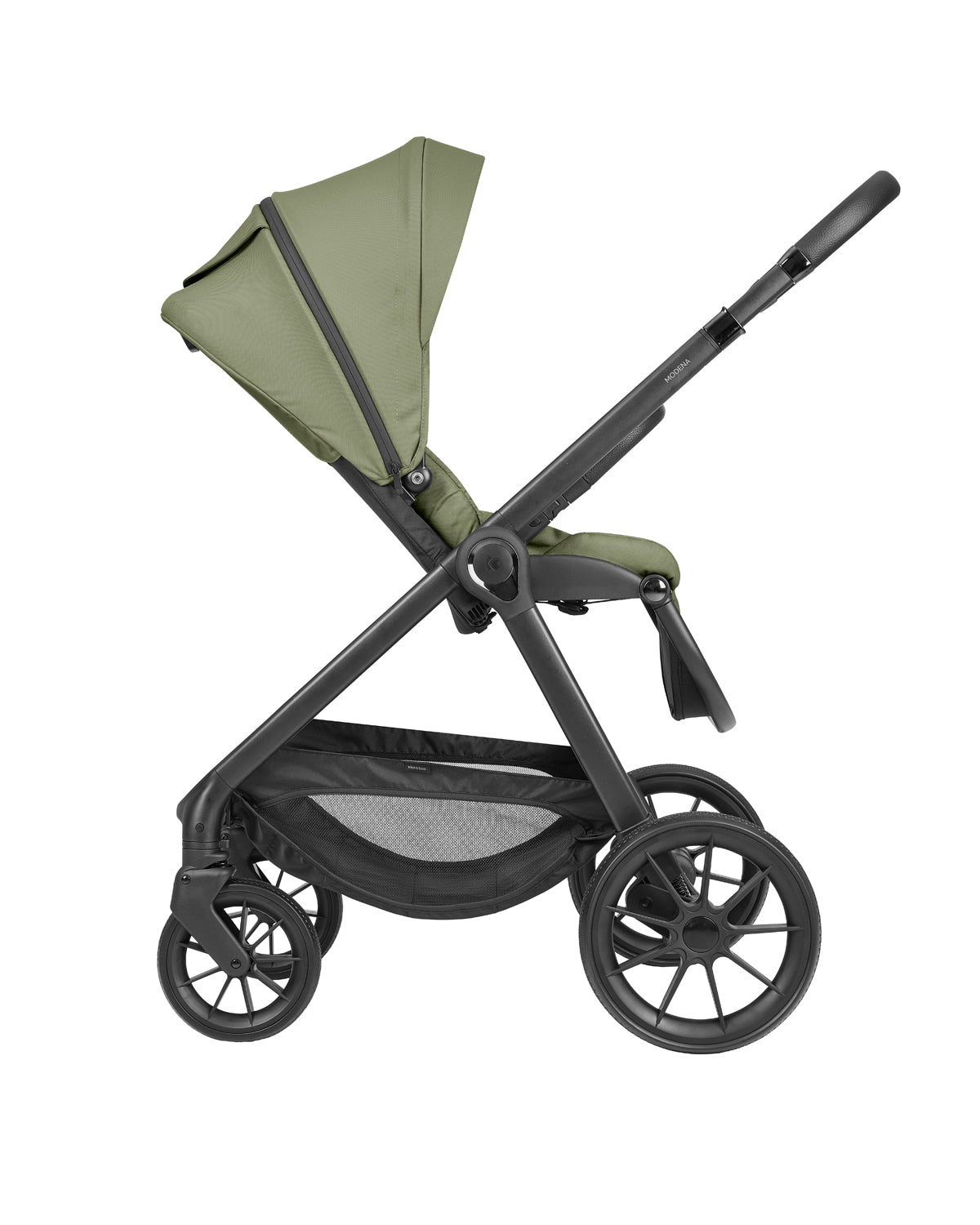 Комбинирана Количка 3в1 С Кош За Новородено Modena Army Green 2027 Kikkaboo