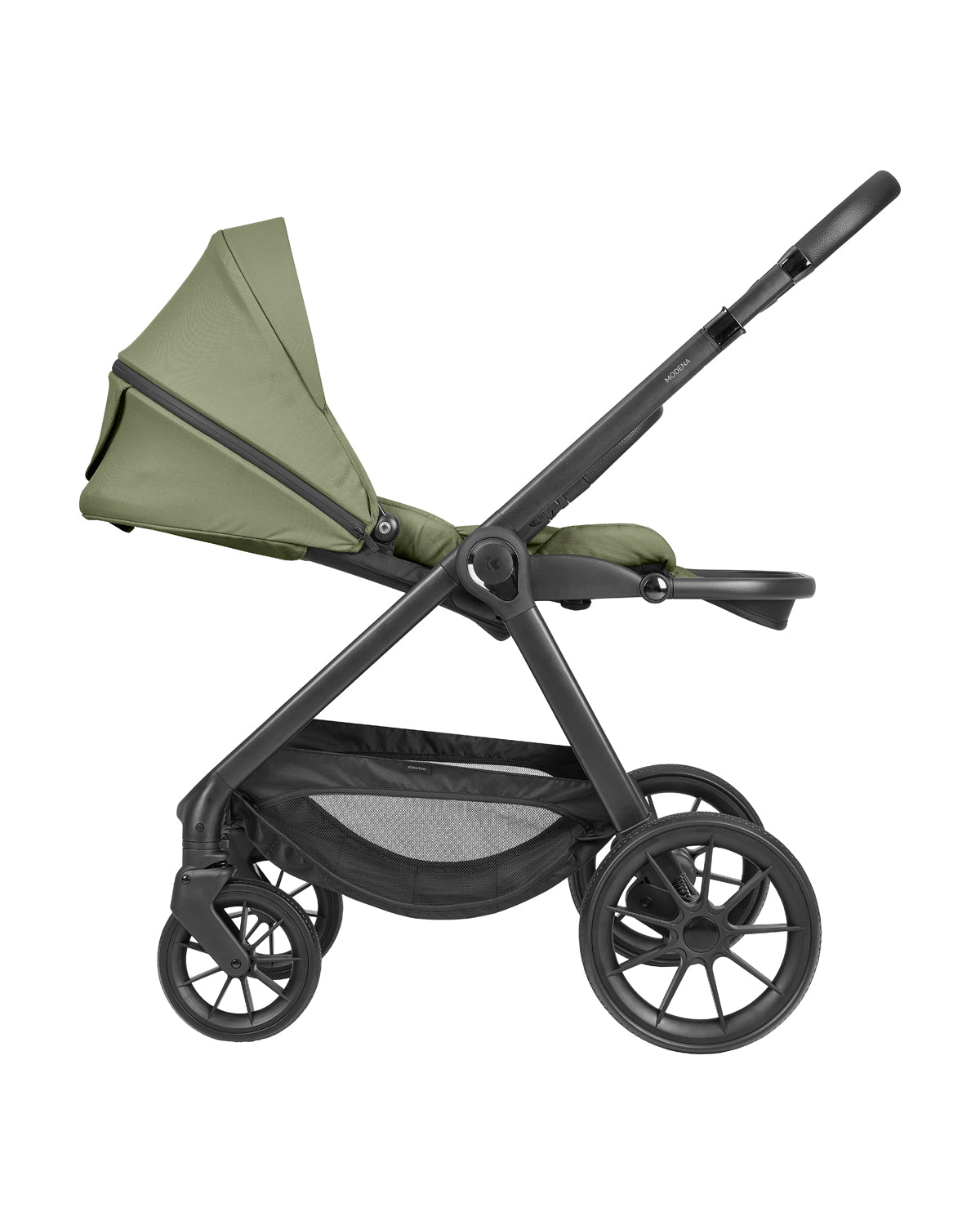 Комбинирана Количка 3в1 С Кош За Новородено Modena Army Green 2027 Kikkaboo
