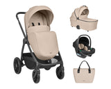 Комбинирана Количка 3в1 С Кош За Новородено Modena Beige 2027 Kikkaboo