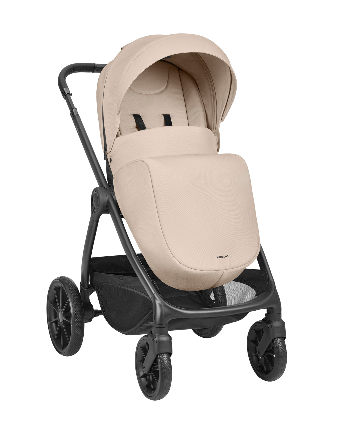 Комбинирана Количка 3в1 С Кош За Новородено Modena Beige 2027 Kikkaboo