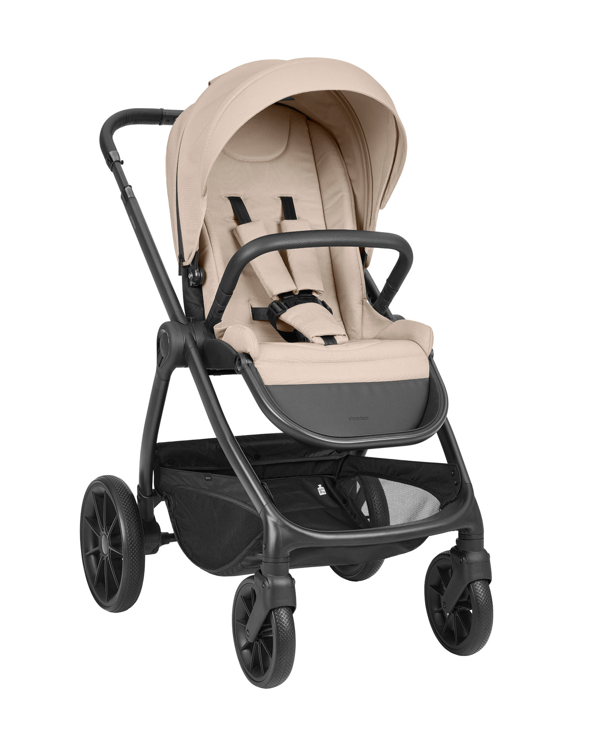 Комбинирана Количка 3в1 С Кош За Новородено Modena Beige 2027 Kikkaboo