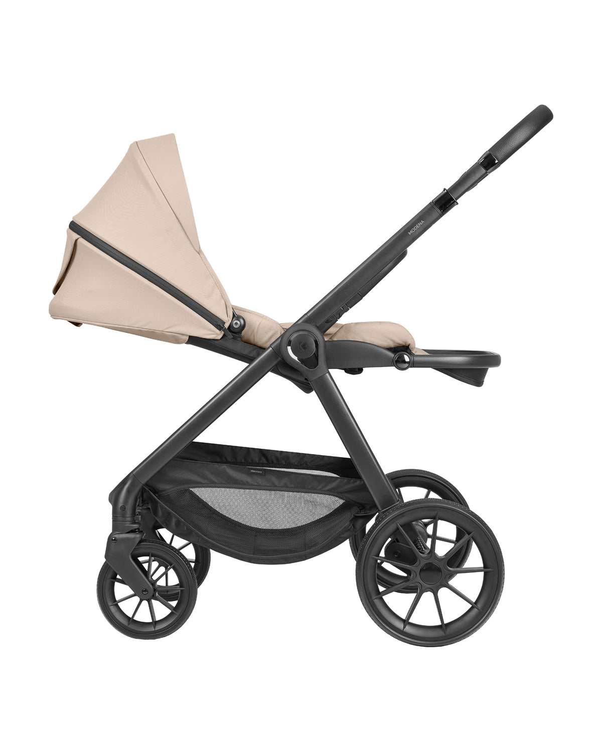 Комбинирана Количка 3в1 С Кош За Новородено Modena Beige 2027 Kikkaboo
