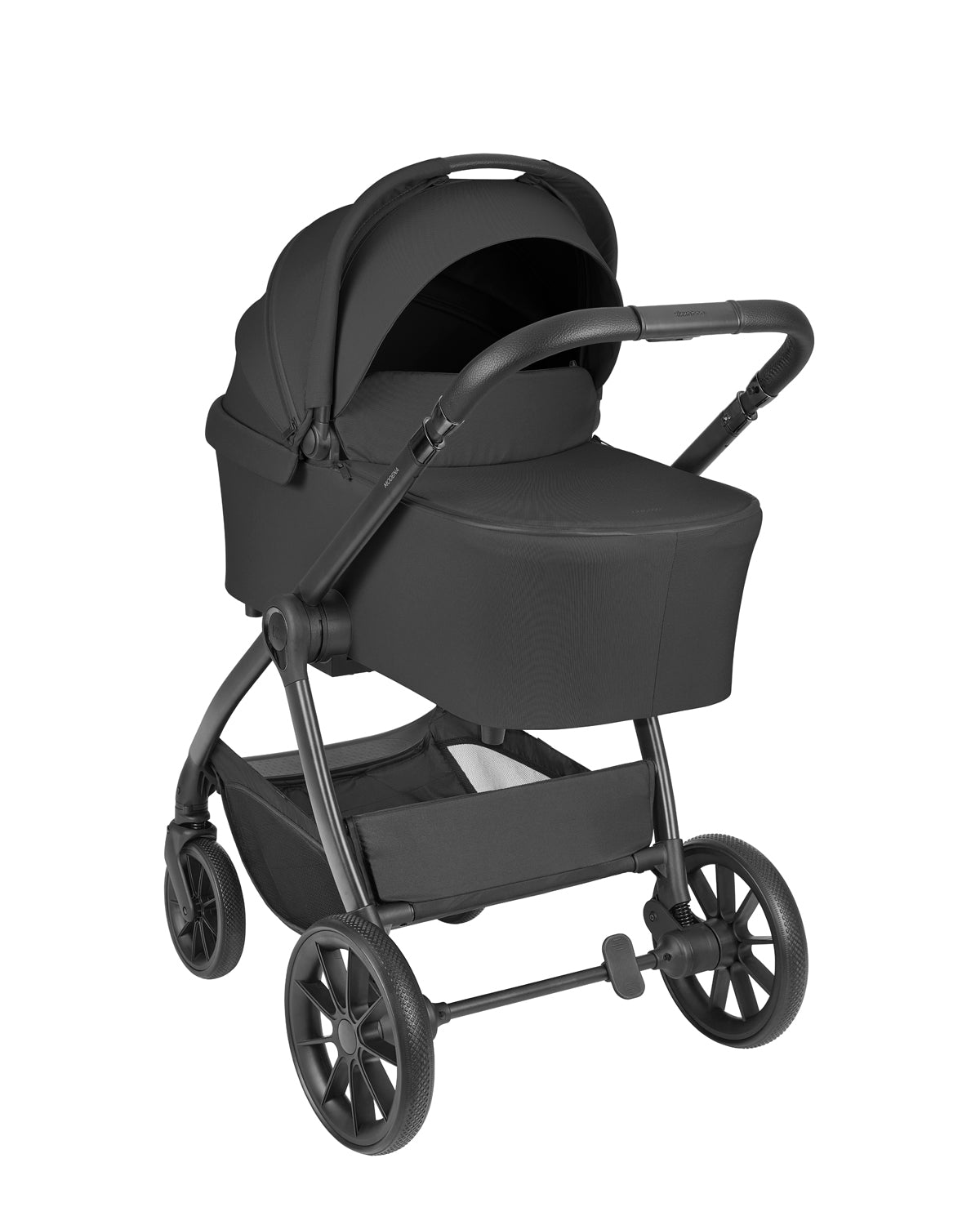 Комбинирана Количка 3в1 С Кош За Новородено Modena Black 2027 Kikkaboo