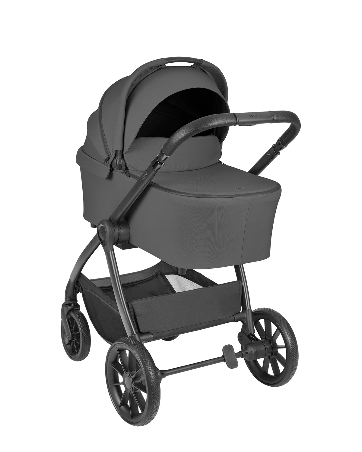 Комбинирана Количка 3в1 С Кош За Новородено Modena Dark Grey 2027 Kikkaboo