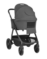 Комбинирана Количка 3в1 С Кош За Новородено Modena Dark Grey 2027 Kikkaboo