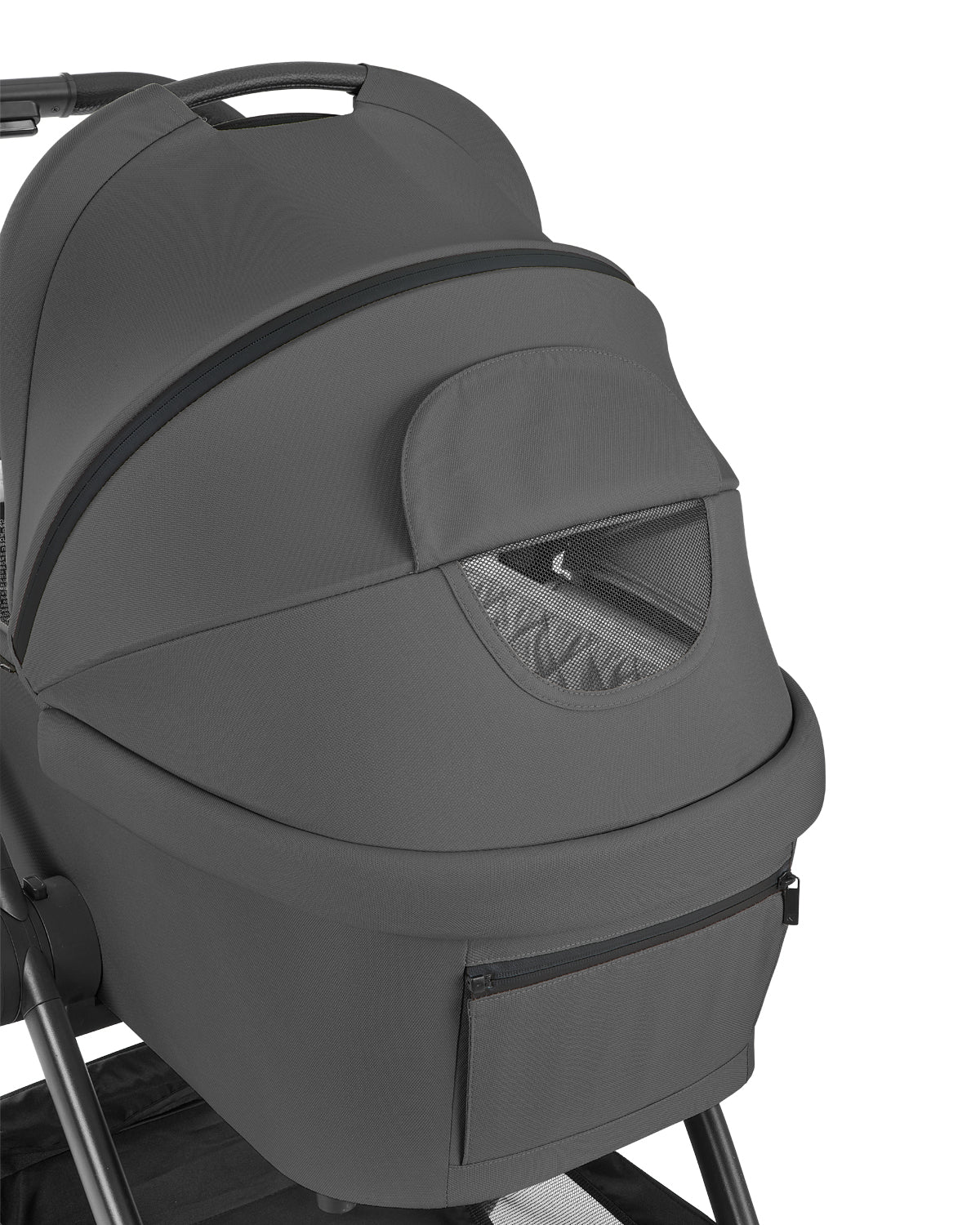 Комбинирана Количка 3в1 С Кош За Новородено Modena Dark Grey 2027 Kikkaboo